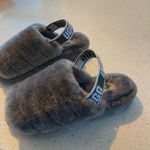 Ugg grey slides